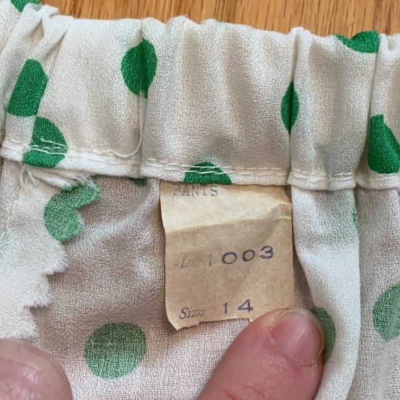 [Sold] True vintage 1960s two piece set ruffle shift dress and shorts mod Barbie - Picture 11 of 13